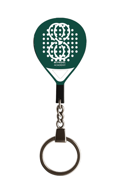 88 Padel Academy Green Keychain